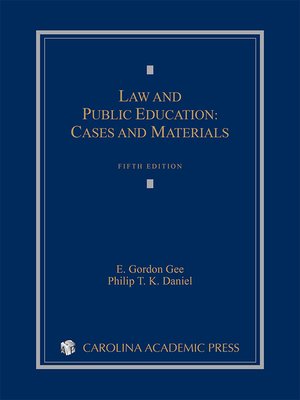 cover image of Law and Public Education